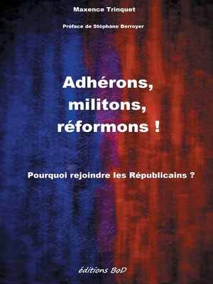 cover image of Adhérons, militons, réformons !